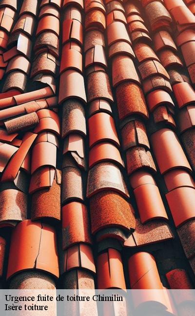 Service d'urgence fuite de toiture Chimilin 38490